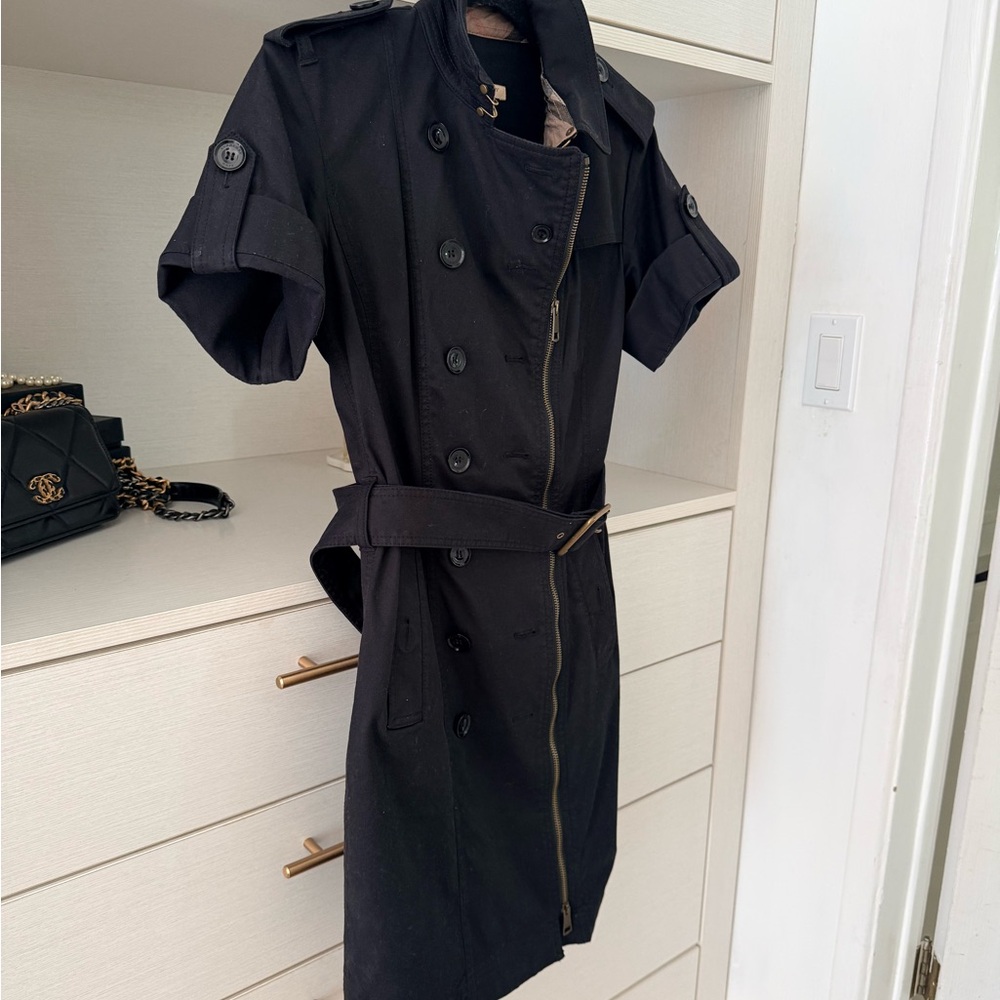 Authentic Burberry London Belted Trench Coat Dress